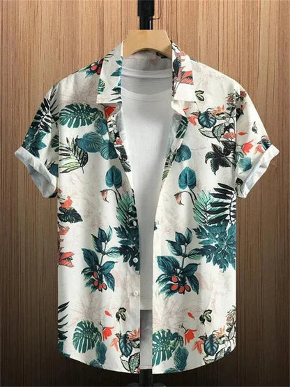 Bryce | Men’s Flower Print Shirt