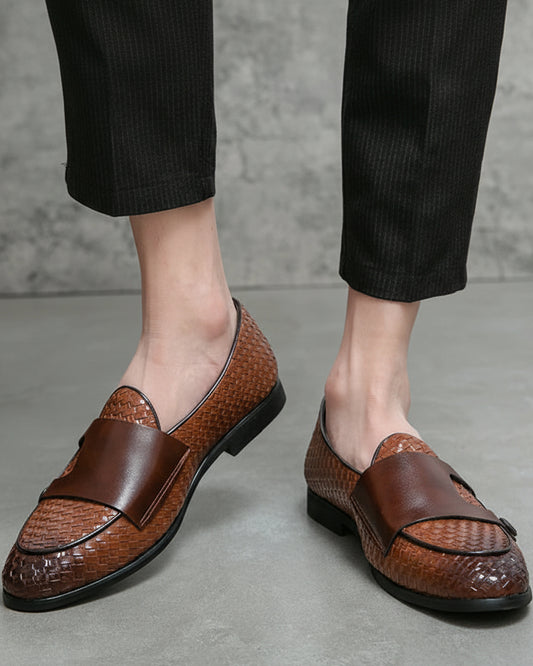 Dennis | Men’s Double-Button Slip-On Loafers