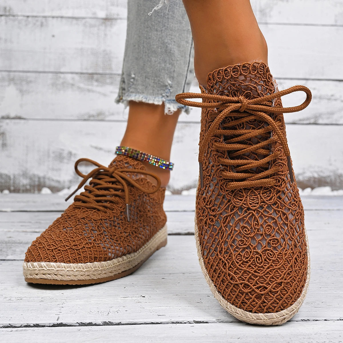 Isabella | Women’s Sneakers with Breathable Knit Texture