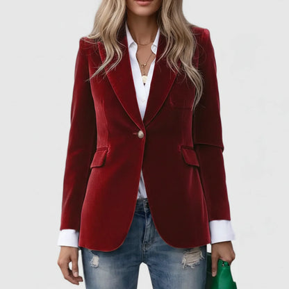 Winslet | Women’s Elegant Tailored Button Blazer