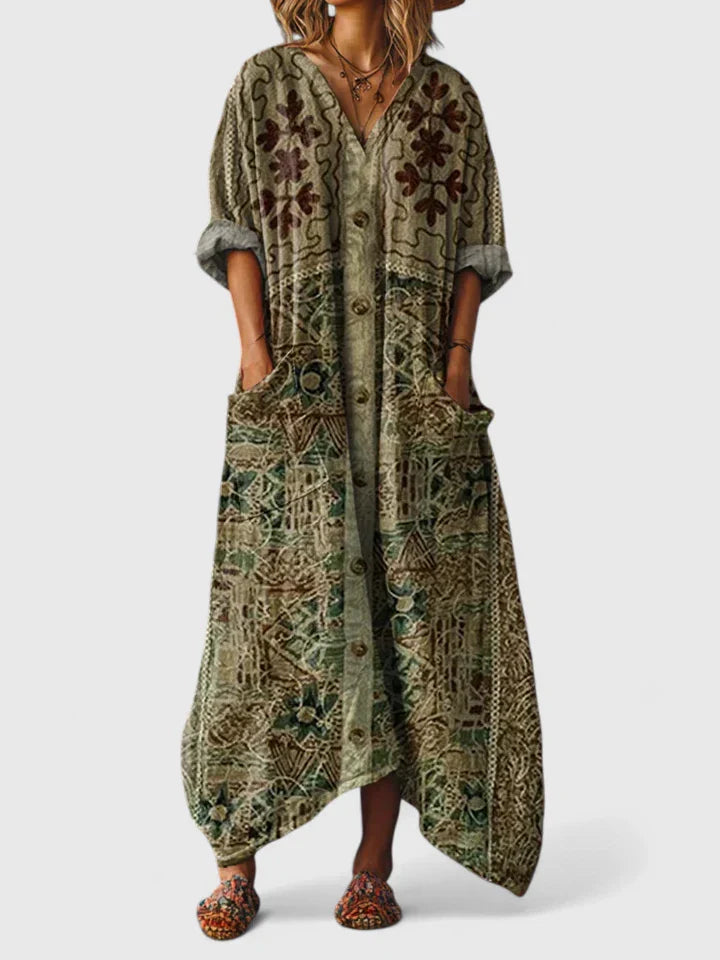 Winslow | Women’s Elegant Printed Maxi Dress