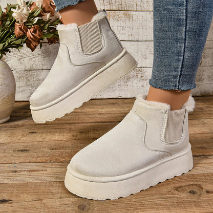 Giselle | Women's Plush Platform Boots