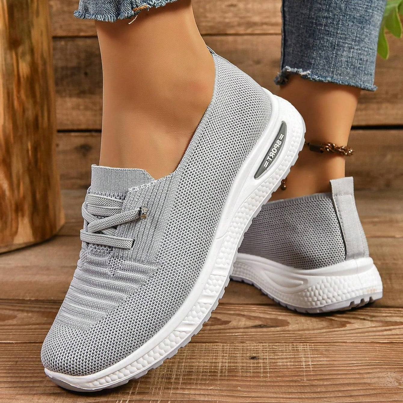 Harlow | Women’s Slip-On Mesh Sneakers