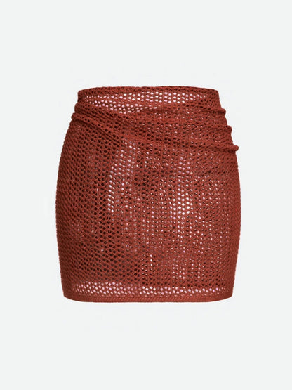 Elara | Women’s Mesh Cover-Up Skirt Swimwear