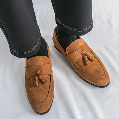 Edward | Men’s Suede Tassel Loafers