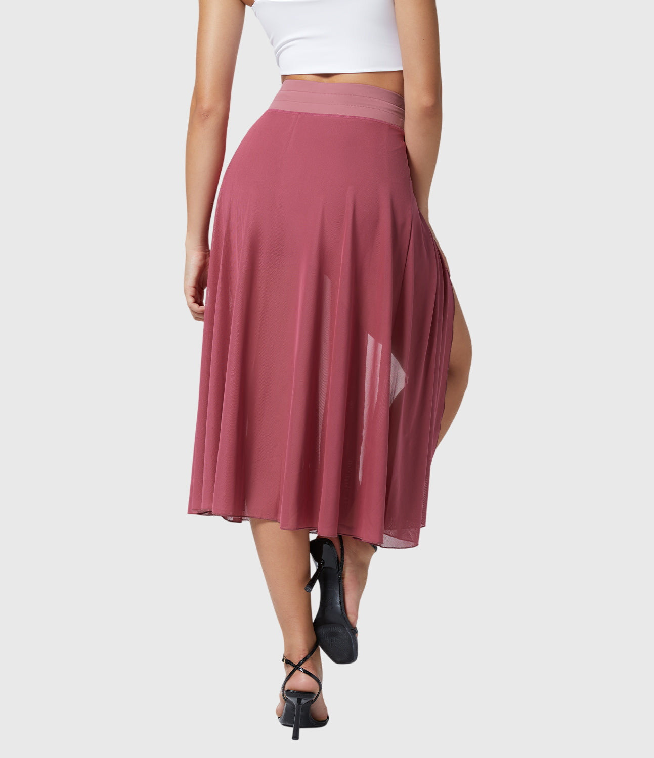 Melanie | Women’s Elegant Flowing Midi Skirt