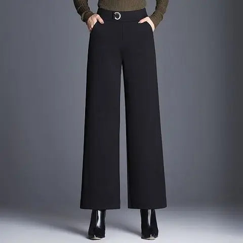 Camryn | Women’s Plaid Wide-Leg Trousers