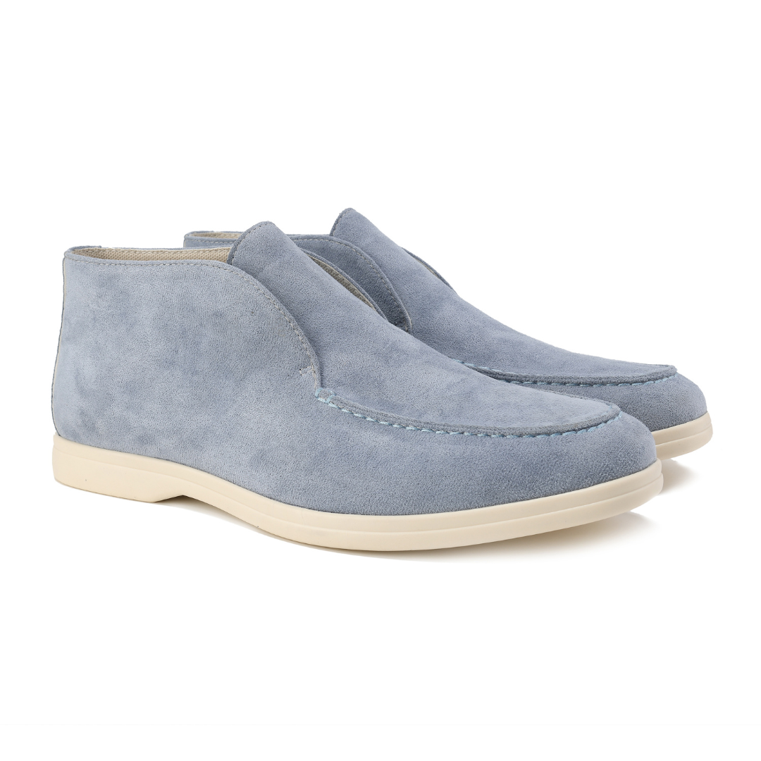 Wyatt | Men’s High Top Suede Loafers
