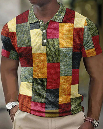 Marcus | Men’s Checkered Polo Shirt