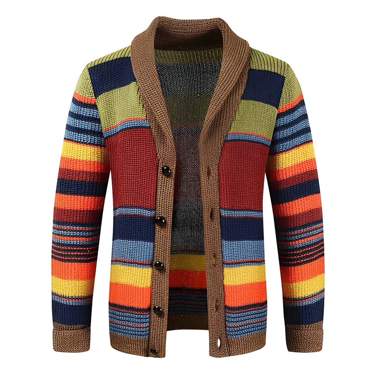 Elliot | Men’s Color-Block Knit Cardigan