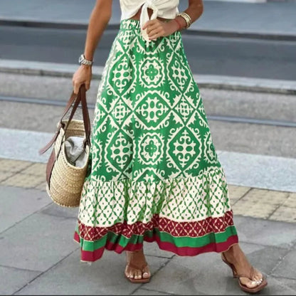 Paloma | Women’s Elegant Long Floral Skirt