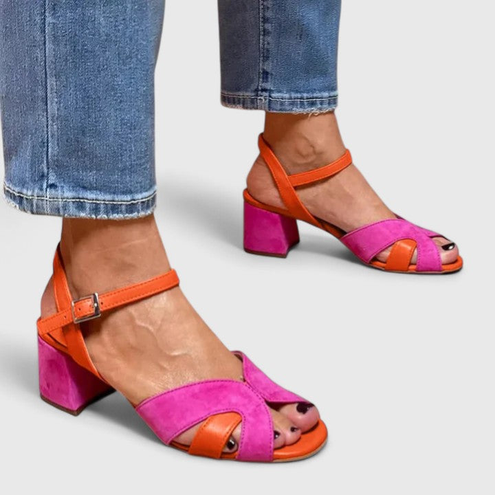 Zariah | Women’s Orthopedic Colorblock Strap Sandals