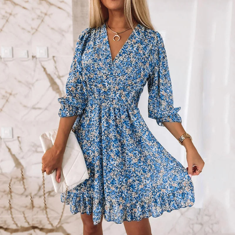 Blaire | Women’s Floral Mini Dress with Effortless Feminine Charm