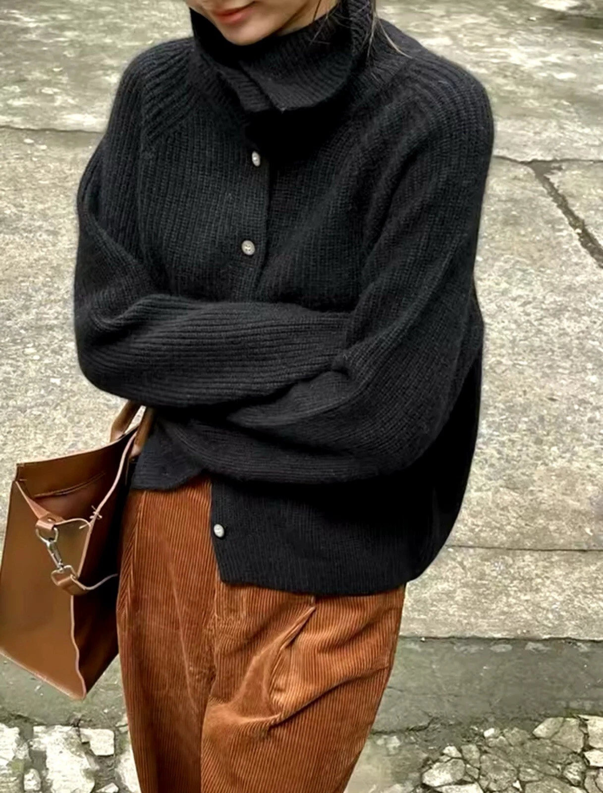 Elise | Women’s Cozy Ribbed Knit Cardigan