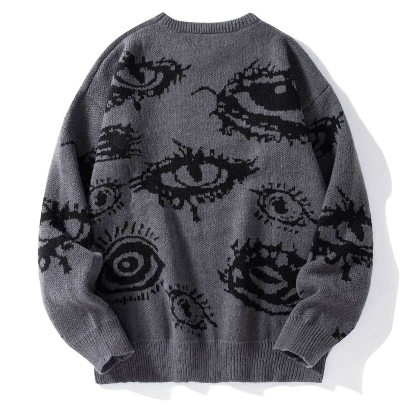 Caleb | Men’s Graphic Eye Knit Spring Sweater