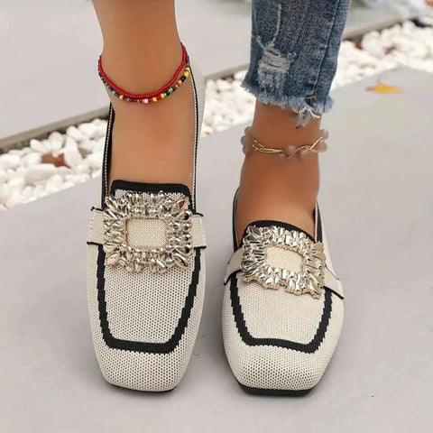 Liorabelle | Women’s Spring Embellished Slip On Loafers