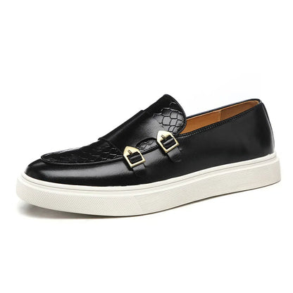 Harold | Men’s Loafers with Double Buckle Detail