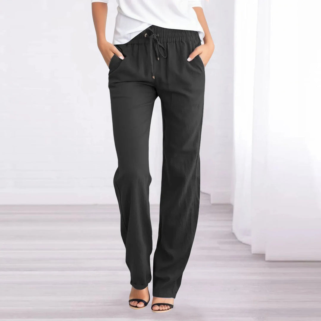 Monroe | Women’s Airy Cotton-Linen Trousers