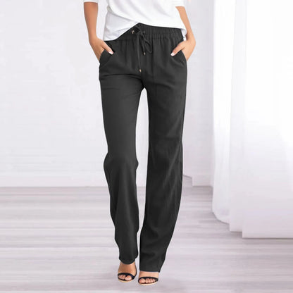 Monroe | Women’s Airy Cotton-Linen Trousers
