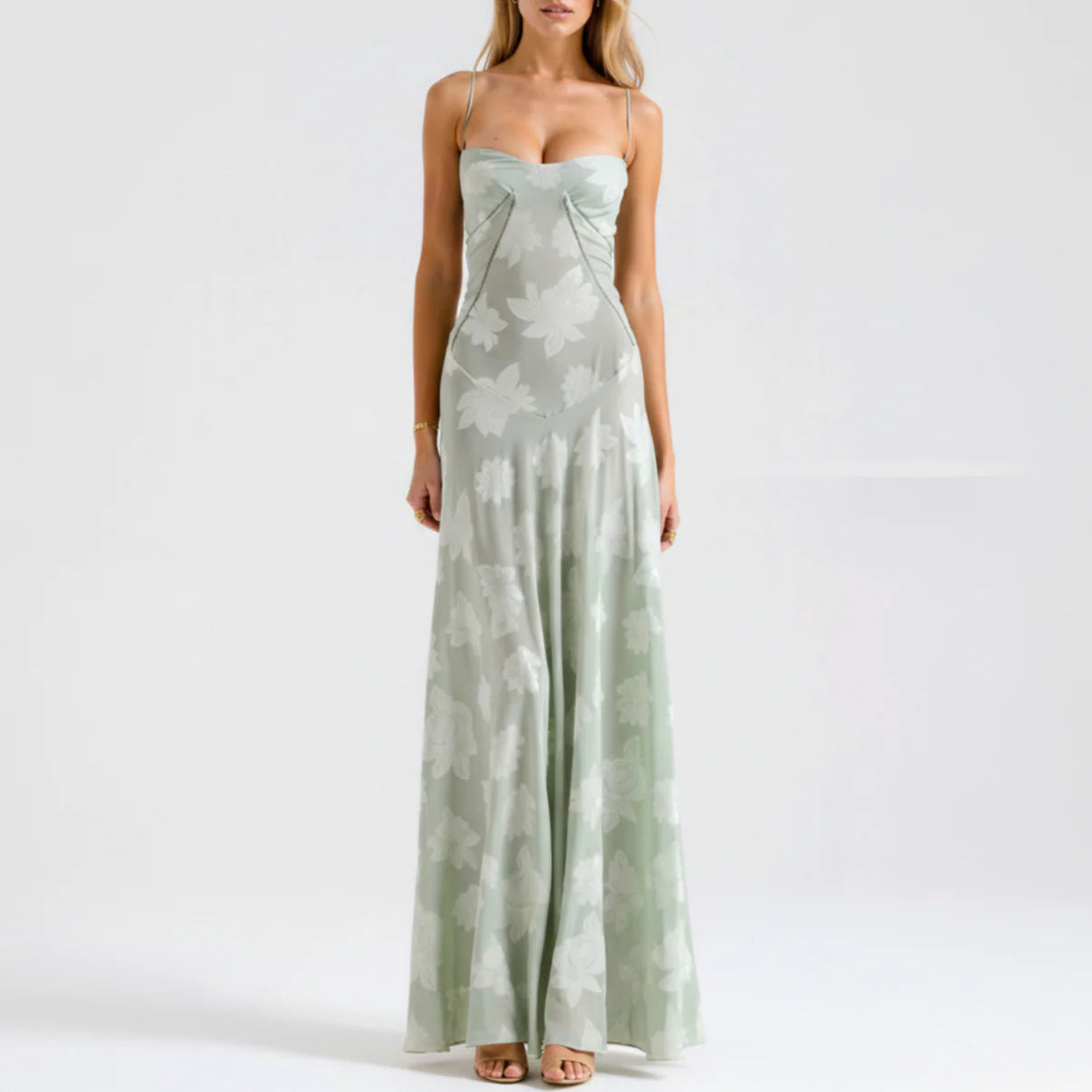 Brixton | Women’s Wedding Guest Bustier Maxi Dress