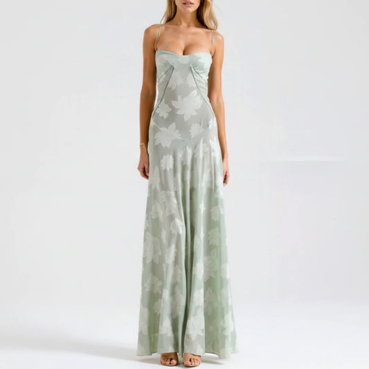 Brixton | Women’s Wedding Guest Bustier Maxi Dress