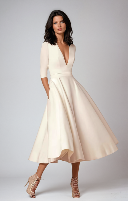 Maeve | Women’s Wedding Flared Midi Dress