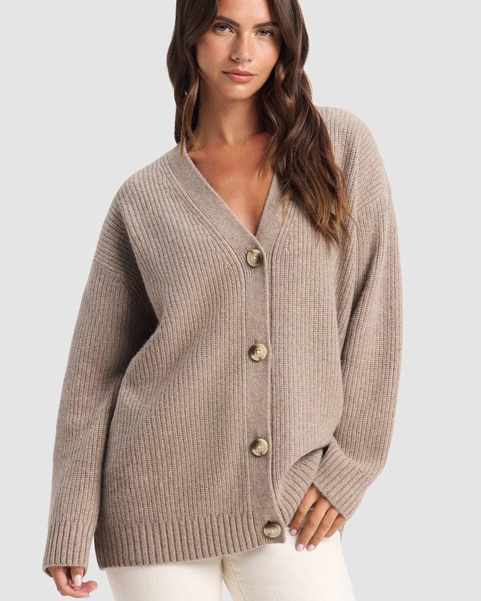 Marley | Women’s Cozy Button-Up Knitted Cardigan Jumper