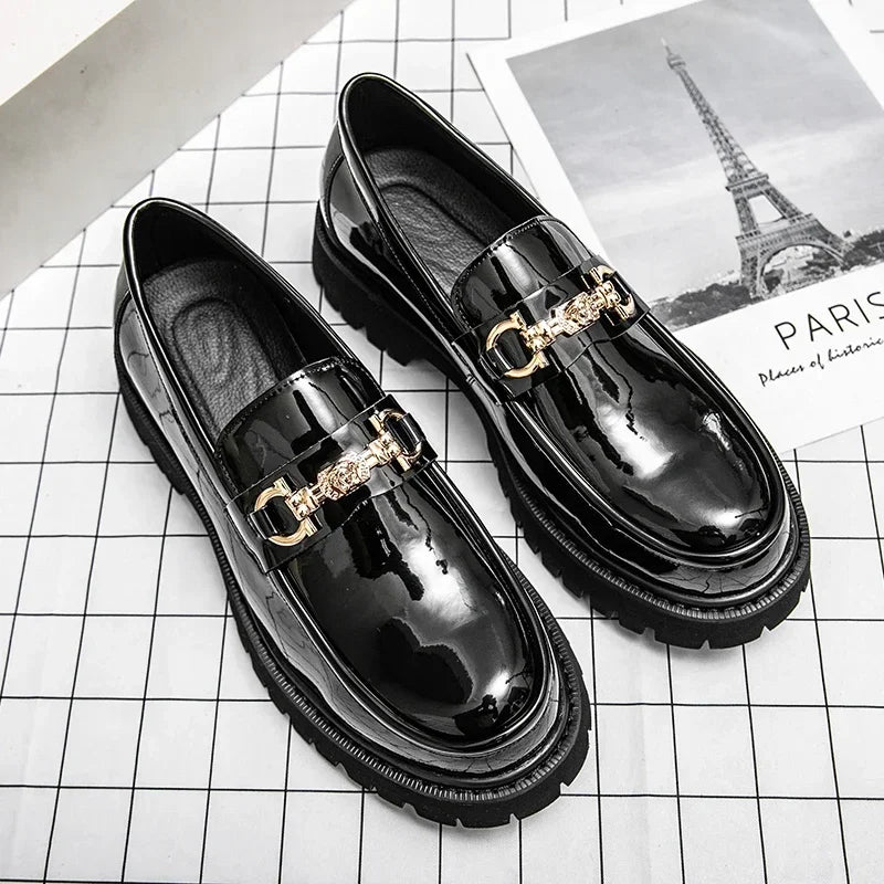 Gab | Men's Chain Detail Loafers