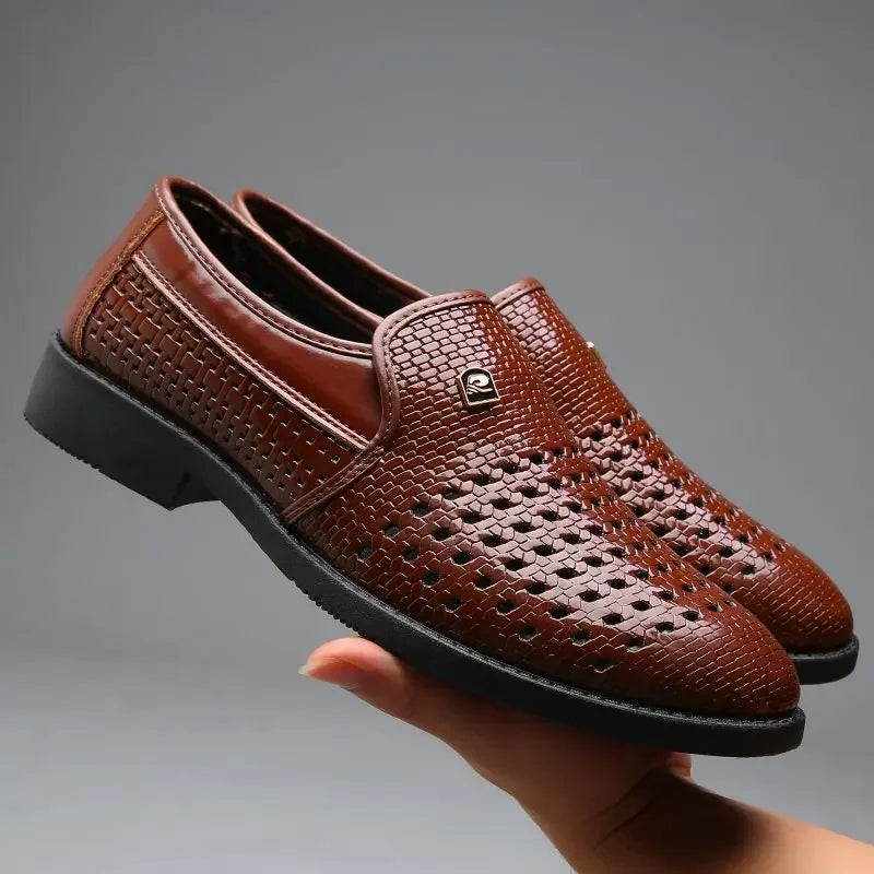 Franklin | Men’s Woven Leather Loafers