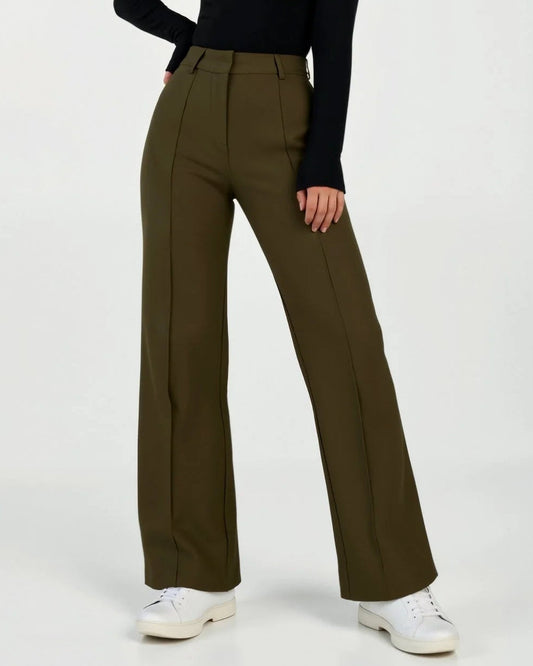 Marcelline | Women’s High-Waist Structured Wide-Leg Trousers