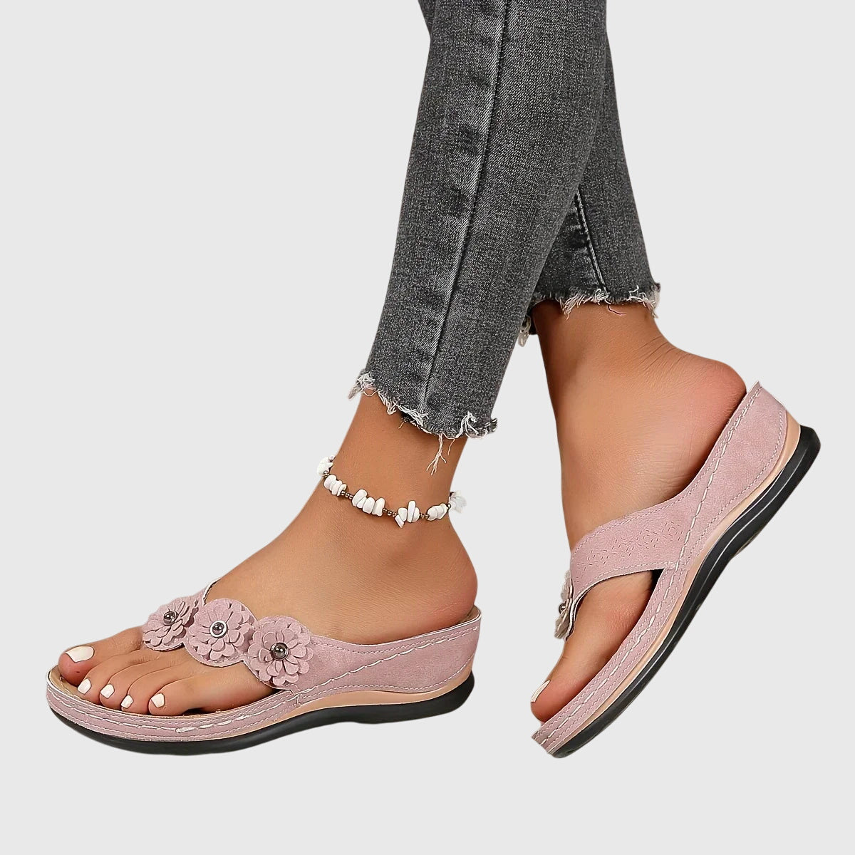 Delphina | Women’s Orthopedic Wedge Flip Flops