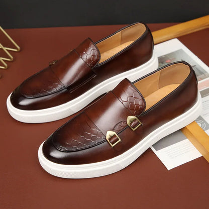 Harold | Men’s Loafers with Double Buckle Detail