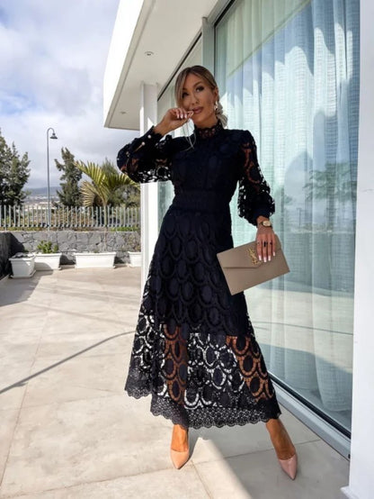 Maristella | Women’s Elegant Long Sleeve Party Dress