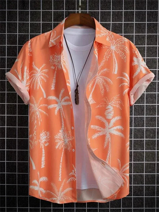 Bryce | Men’s Flower Print Shirt