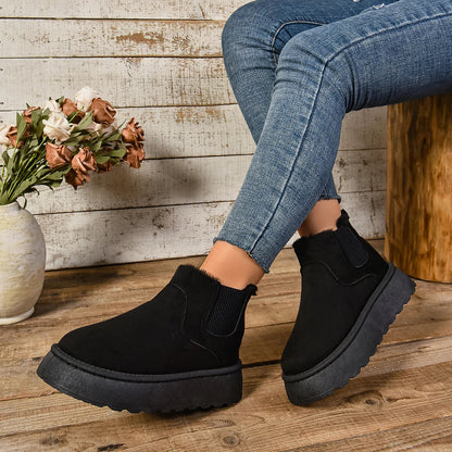 Giselle | Women's Plush Platform Boots