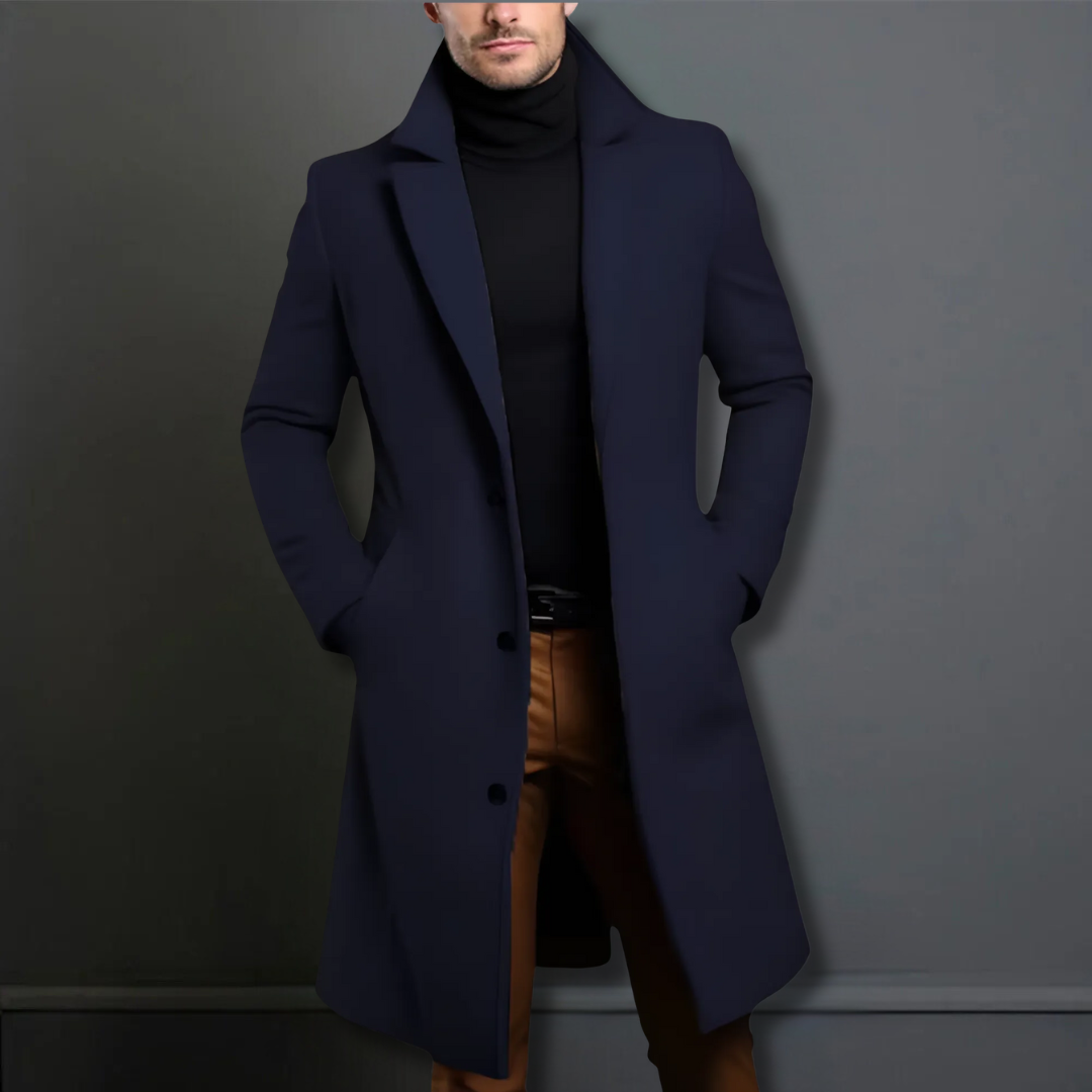 Mark | Men’s Tailored Wool Winter Trench Coat