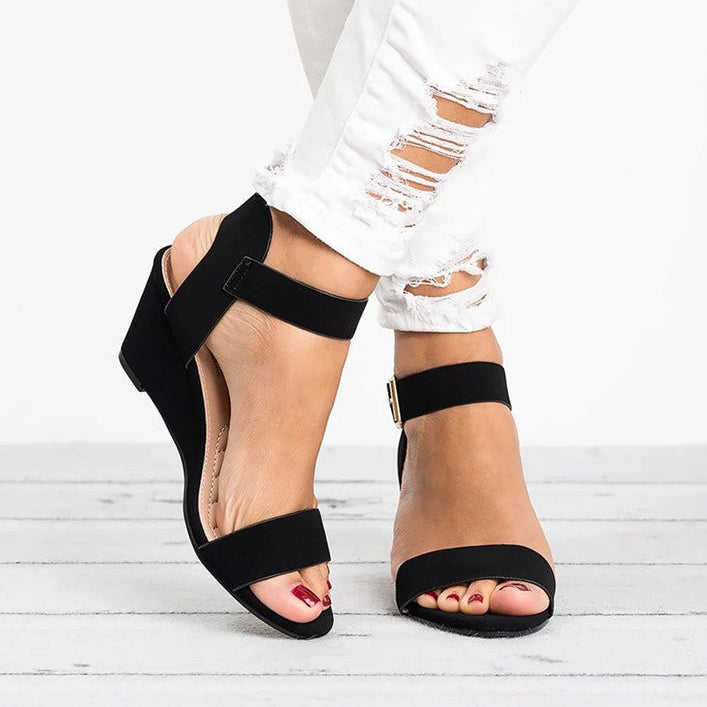 Presley | Women’s Spring Ankle Strap Wedge Sandals