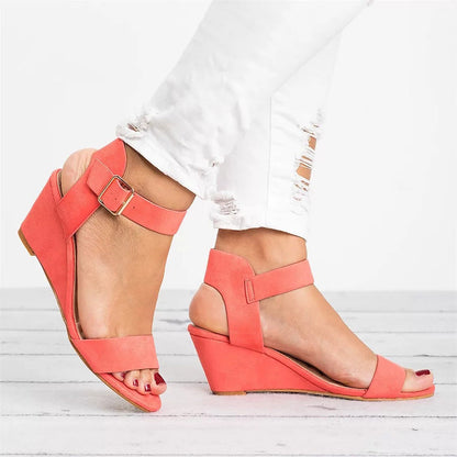 Presley | Women’s Spring Ankle Strap Wedge Sandals