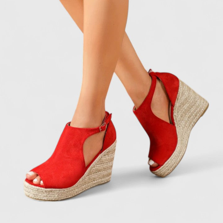 Karina | Women’s Peep Toe Wedge Heel Sandals