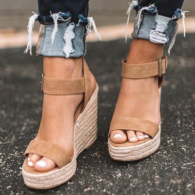 Briella | Women’s Open-Toe Spring Wedge Heel Sandals