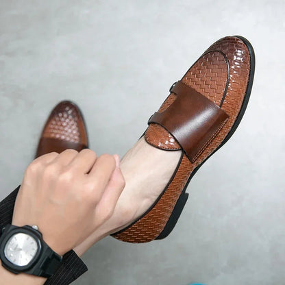 Dennis | Men’s Double-Button Slip-On Loafers