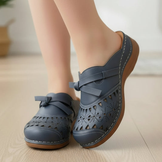 Merritt | Women’s Cutout Slip On Comfort Sandals