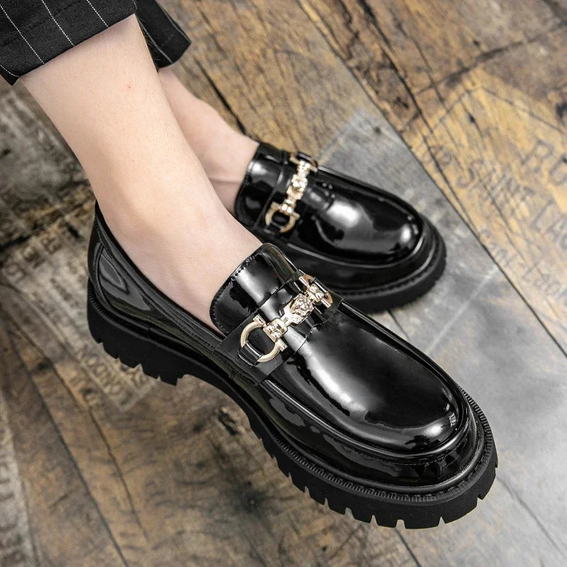 Gab | Men's Chain Detail Loafers
