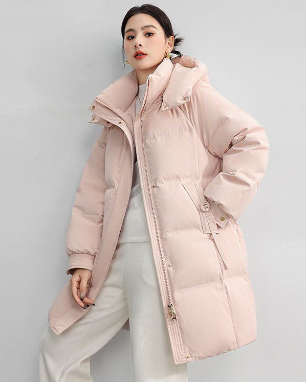 Theresa | Women’s Long Hooded Padded Jacket for Cold Weather