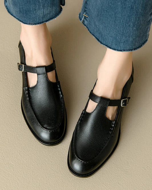 Corvella | Women’s Square Toe Mary Jane Flats