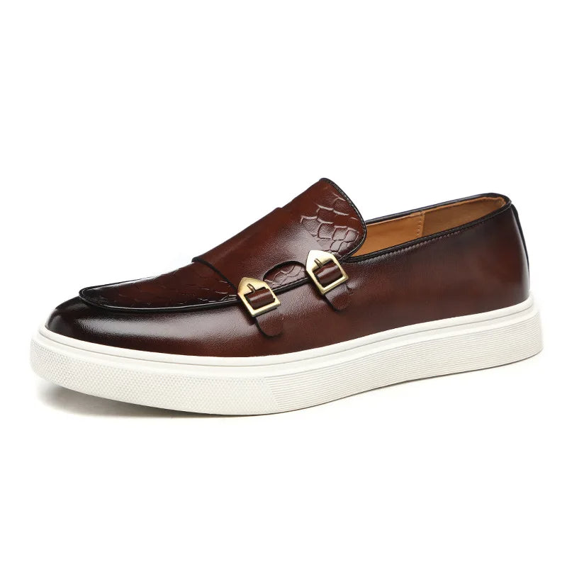 Harold | Men’s Loafers with Double Buckle Detail