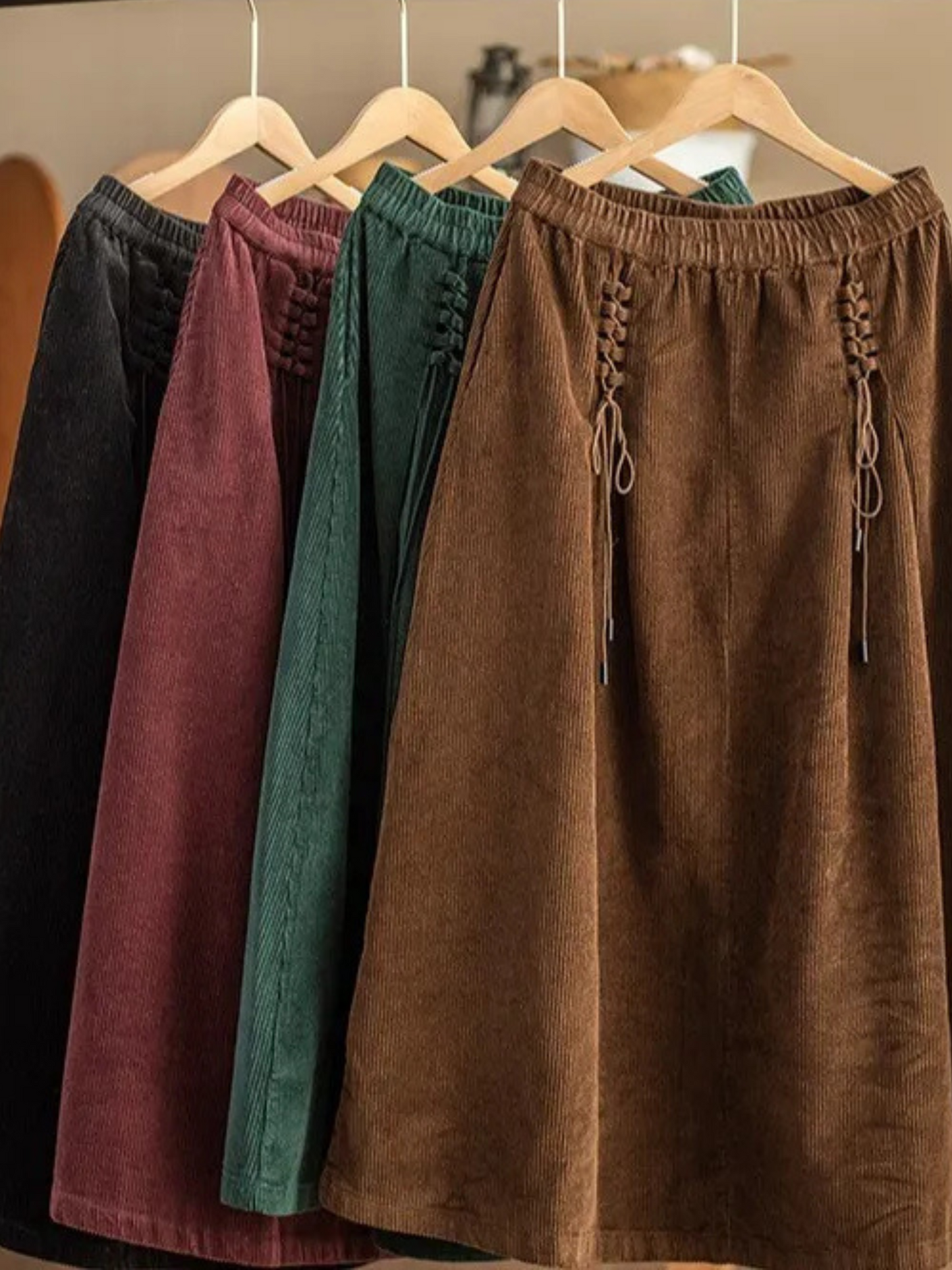 Eliza | Women’s Corduroy Maxi Skirt