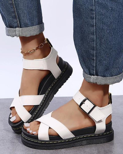 Mireya | Women’s Comfy Double Strap Platform Sandals