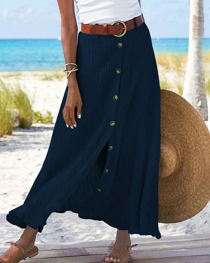 Leni | Men’s Linen Relaxed Fit Drawstring Trousers