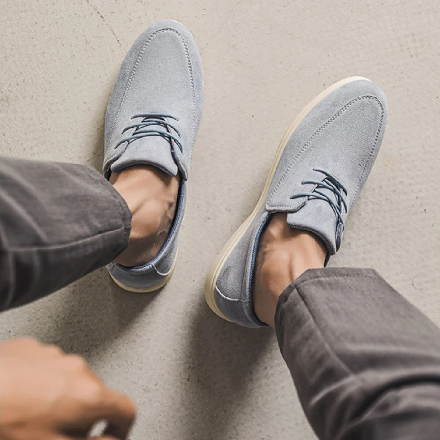 Grant | Men’s Lace-Up Suede Loafers
